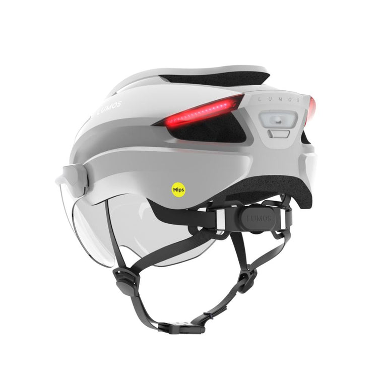 Lumos Ultra E-Bike Mips Visor Lunar White
