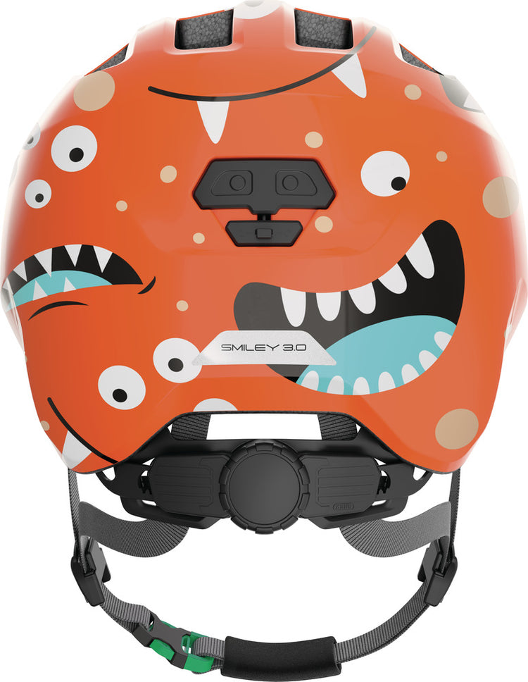 Abus Smiley 3.0 Orange Monster Green Buckle
