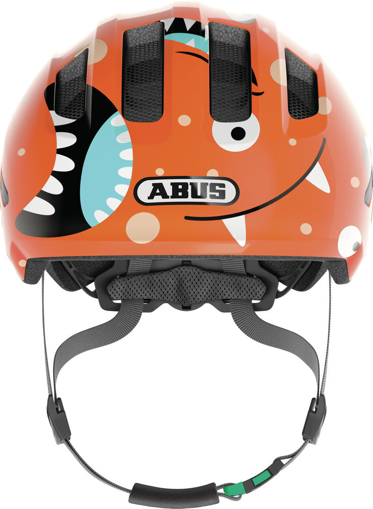 Abus Smiley 3.0 Orange Monster Green Buckle