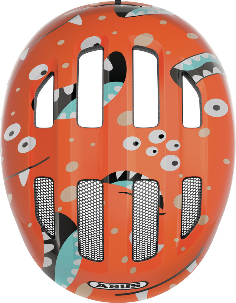 Abus Smiley 3.0 Orange Monster Green Buckle