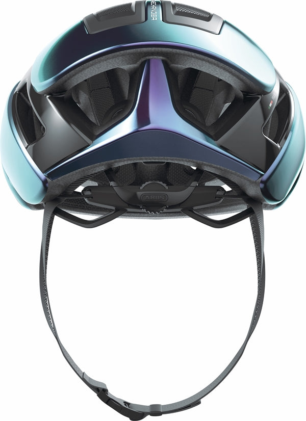 Abus Gamechanger 2.0 FlipFlop Purple. Lilla aerohjelm til landevej og tri
