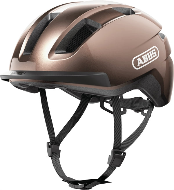 Abus Purl-Y Metallic Copper NTA 8776 cykelhjelm elcykel. Kobberfarvet