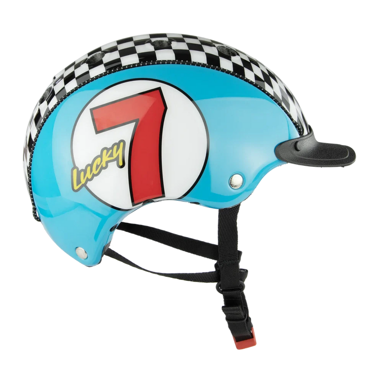 casco mini 2 lucky 7 blue