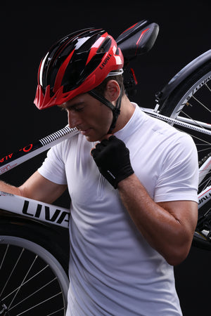 Livall MT1 Neo Red Black Bluetooth | mtb hjelm med kommunikation, led, talestyring og håndfri