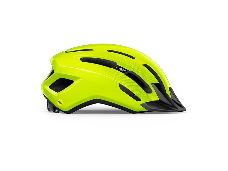 MET Downtown MIPS Fluo Yellow/Glossy